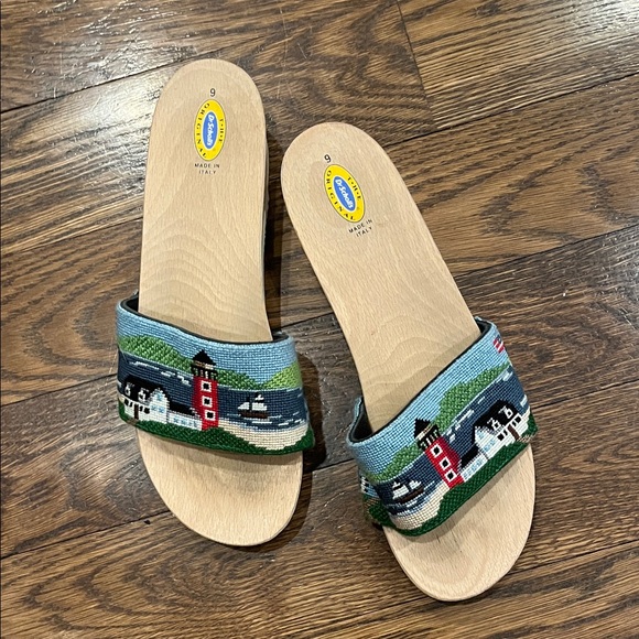 Dr. Scholl's Shoes - Dr Scholls made in Italy 9 Scenic Embroidered Slide Sandals